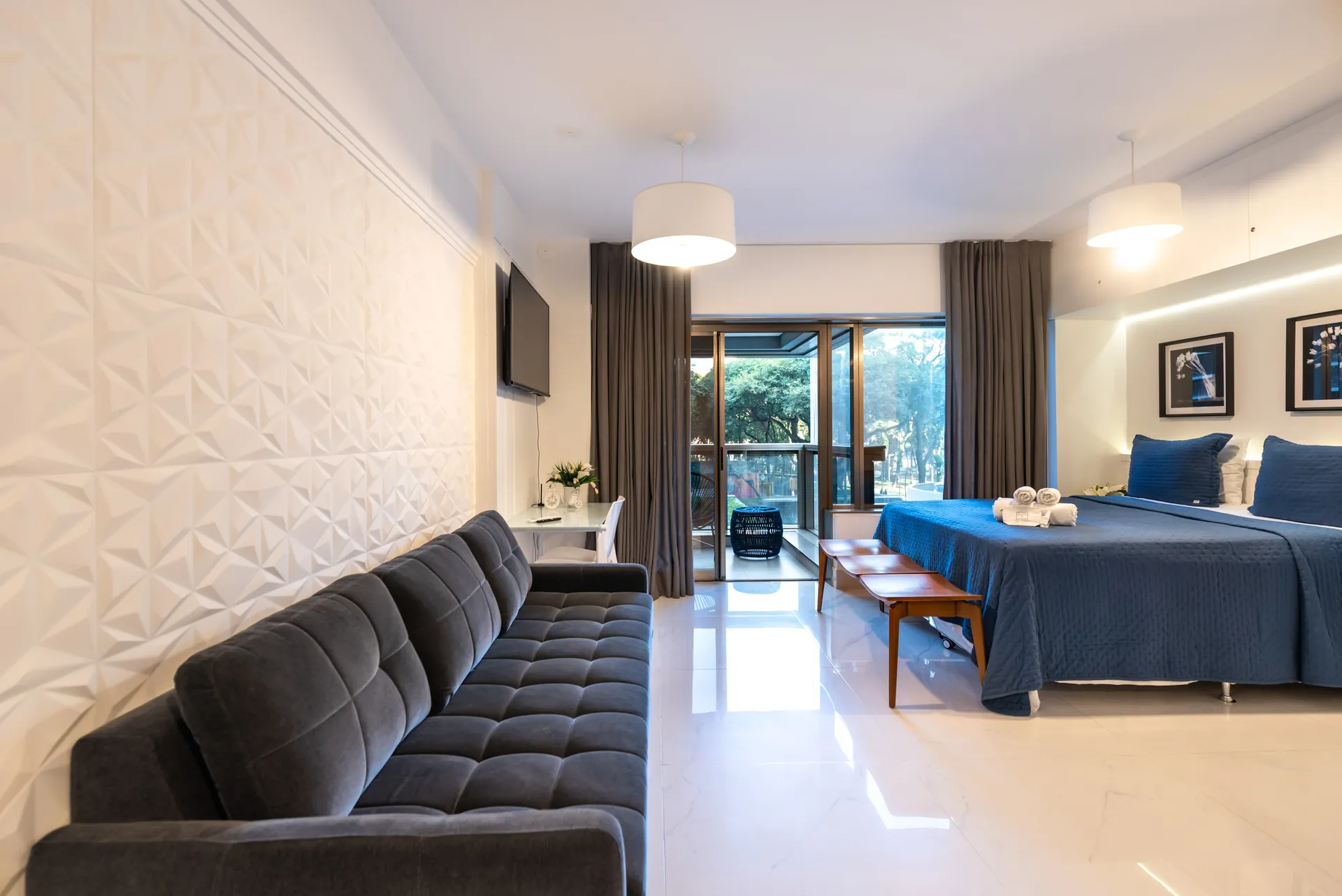 Studio apartment at Rosemari Setin República with comfortable furnishings and natural light